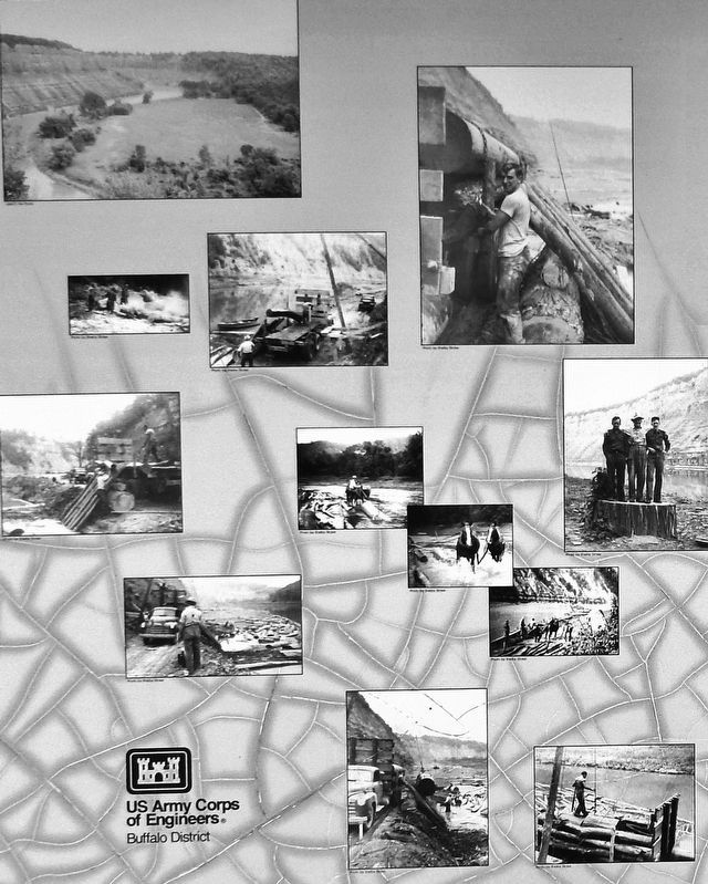 Marker detail: Construction photographs. Click for full size. Marker detail: Construction photographs image. Click for full size.