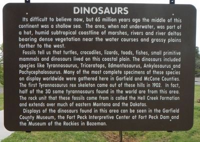 Dinosaurs Marker image. Click for full size.
