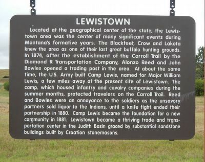Lewistown Marker image. Click for full size.