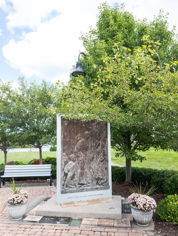 Lorain Underground Railroad Station 100 Monument image. Click for full size.