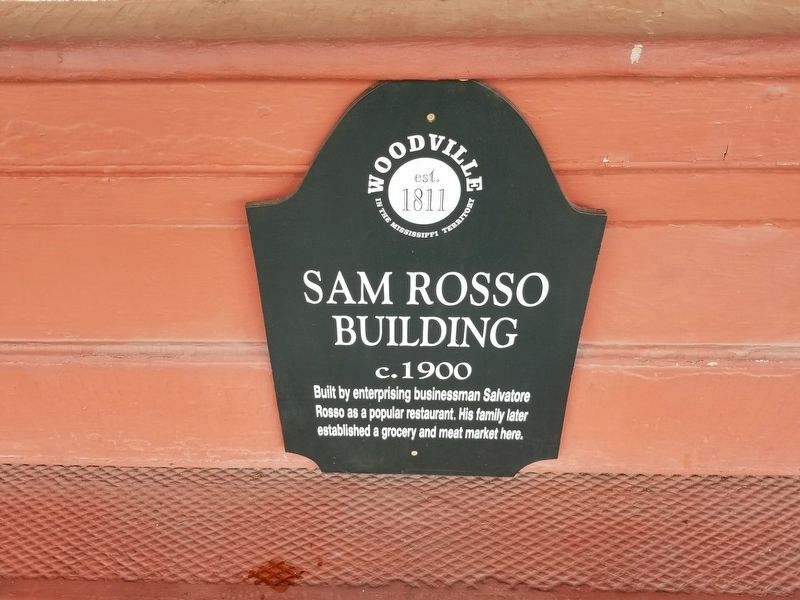 Sam Rosso Building Marker. Click for full size. Sam Rosso Building Marker image. Click for full size.