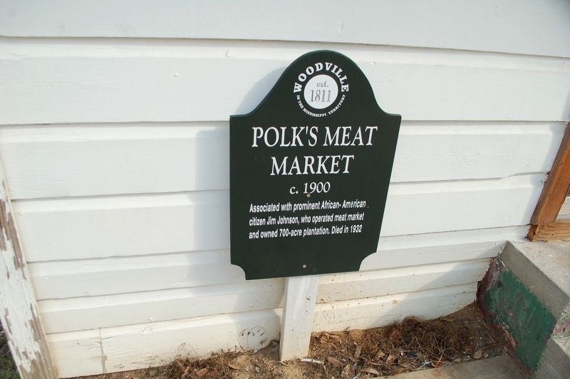Polk's Meat Market Marker image. Click for full size.