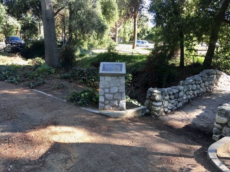 Mill Creek Zanja and Marker image. Click for full size.