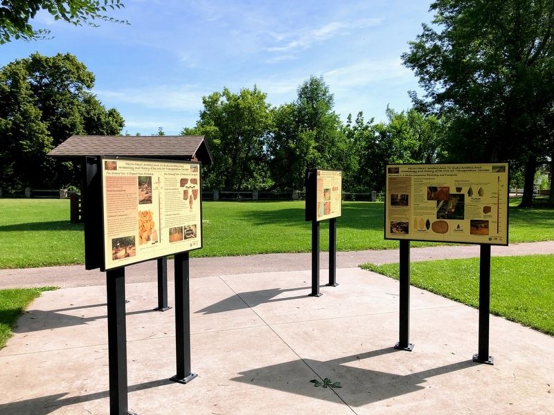 From First Americans to Euroamericans Markers. Click for full size. From First Americans to Euroamericans Markers image. Click for full size.