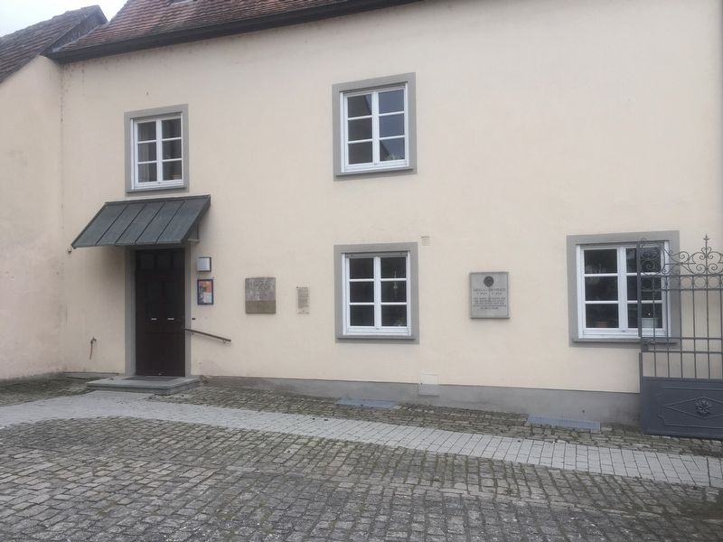 Haus der Begegnung / "House of Encounter" Marker - wide view image. Click for full size.