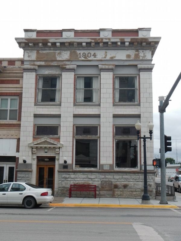 Power Mercantile Building and Marker image. Click for full size.