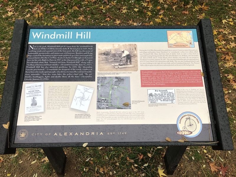 Windmill Hill Marker image. Click for full size.