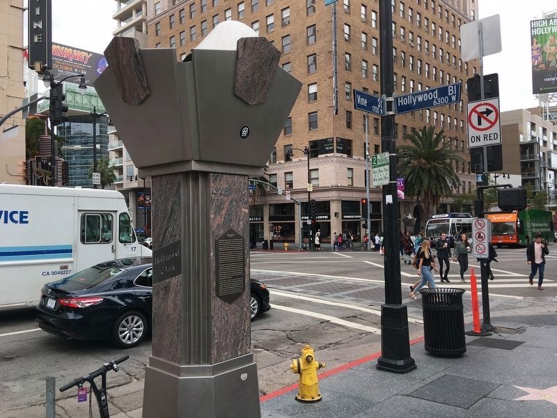 Hollywood & Vine Marker. Click for full size. Hollywood & Vine Marker image. Click for full size.