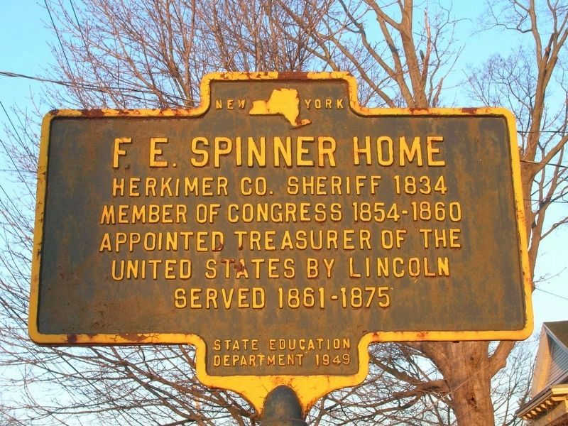 F.E. Spinner Home Marker image. Click for full size.