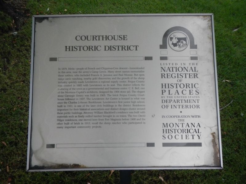 Courthouse Historic District Marker image. Click for full size.