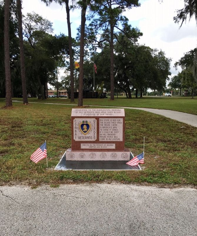 Combat Wounded Veterans Marker image. Click for full size.