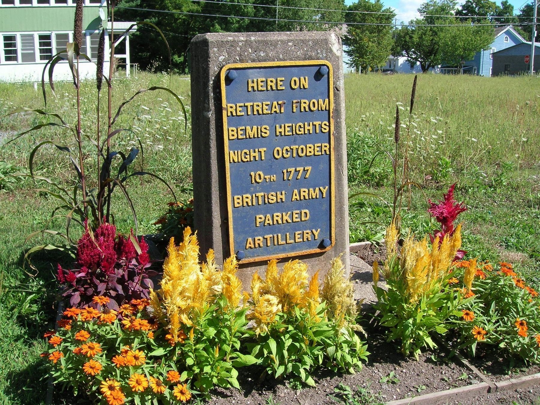 British Artillery Park Marker image. Click for full size.