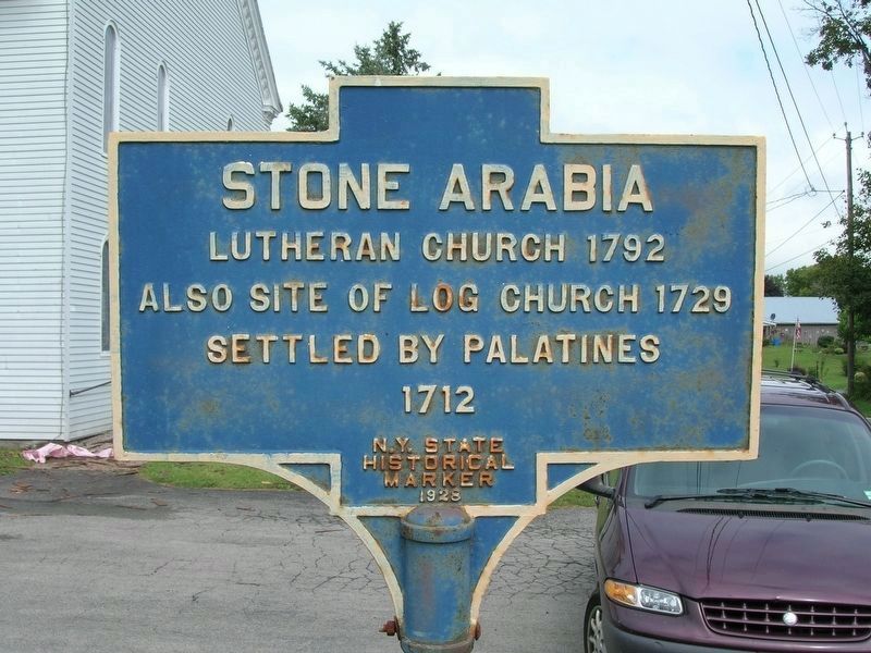 Stone Arabia Marker image. Click for full size.