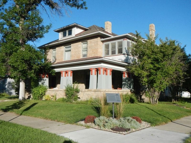 Thompson-Lewis House and Marker image. Click for full size.