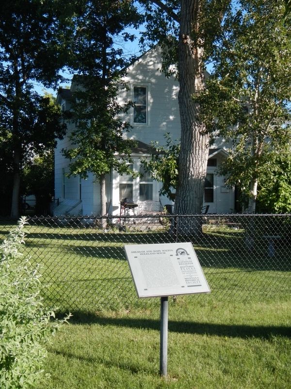 Abraham and Mary Walton Hogeland House and Marker image. Click for full size.