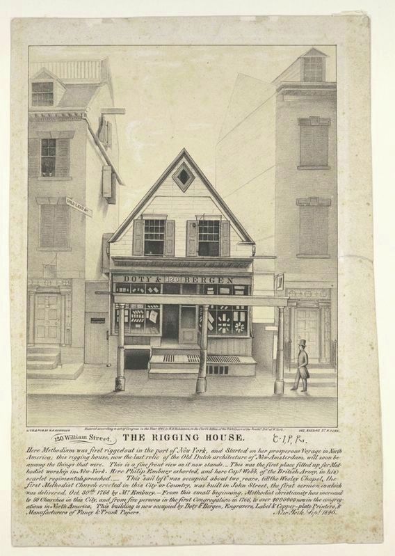 The Rigging House, 120 William Street, circa 1846 image. Click for full size.