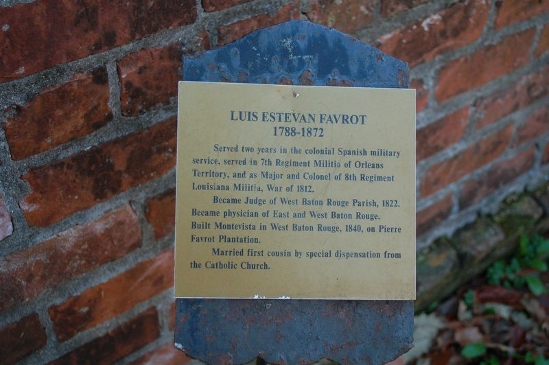 Luis Estevan Favrot Marker image. Click for full size.