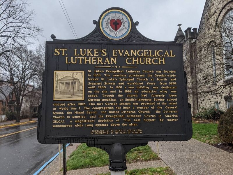 St. Luke's Evangelical Lutheran Church Marker image. Click for full size.