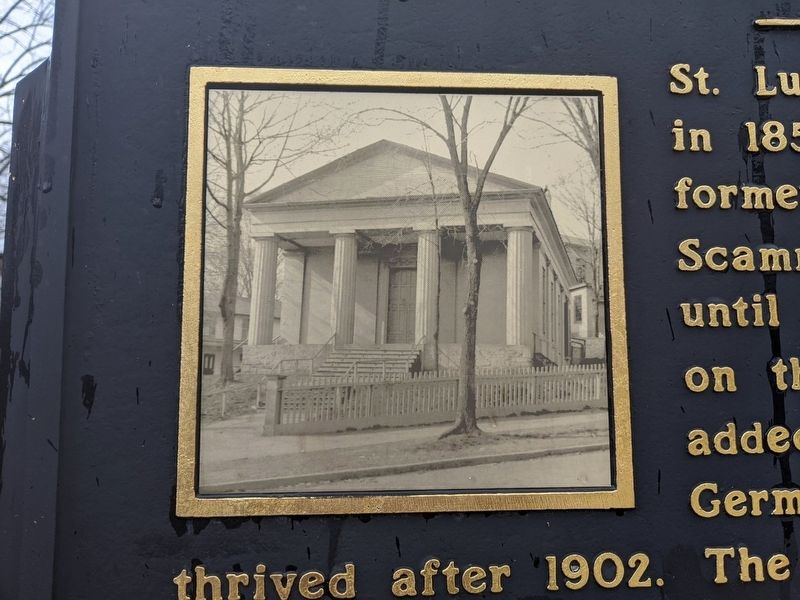 St. Luke's Evangelical Lutheran Church Marker image. Click for full size.