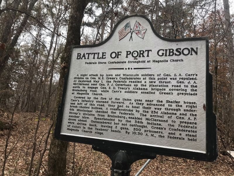 Battle of Port Gibson Marker image. Click for full size.