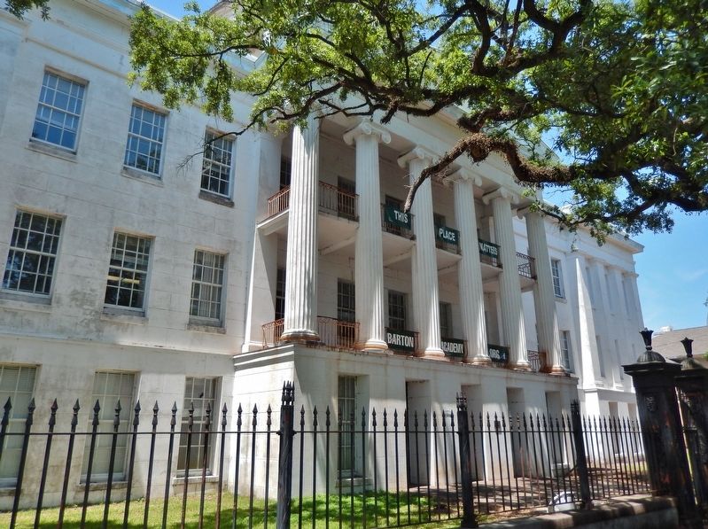 Barton Academy (<i>view from near marker</i>) image. Click for full size.