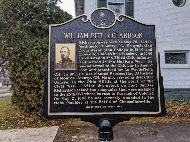 William Pitt Richardson Marker image. Click for full size.