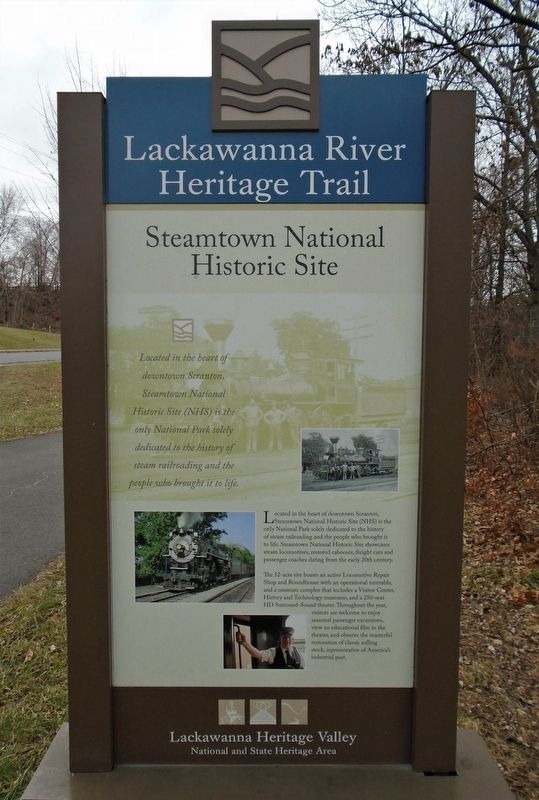 Steamtown National Historic Site Marker image. Click for full size.