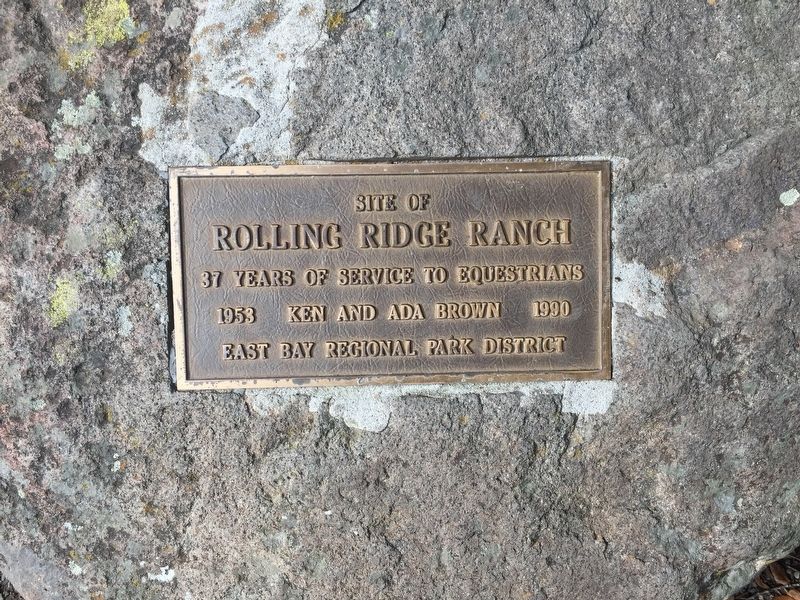 Rolling Ridge Ranch Marker image. Click for full size.