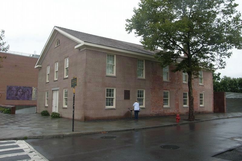 First Convention For Woman�s Rights Marker at the Wesleyan Chapel image. Click for full size.