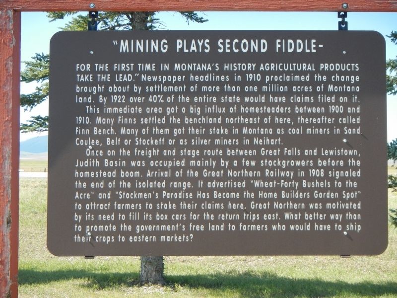 "Mining Plays Second Fiddle - Marker image. Click for full size.