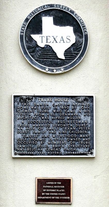Trube House Marker image. Click for full size.