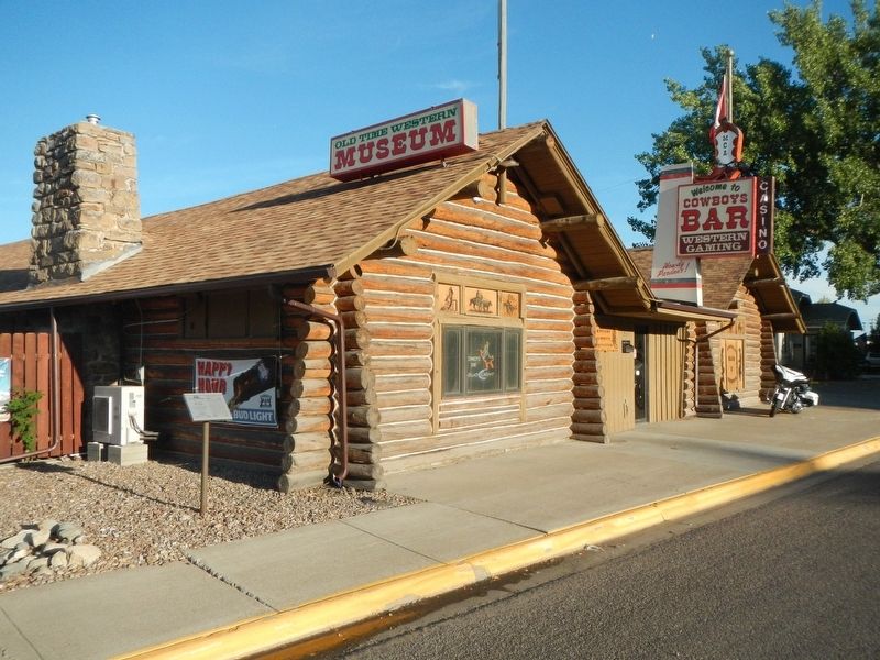 Cowboys Bar and Museum and Marker image. Click for full size.