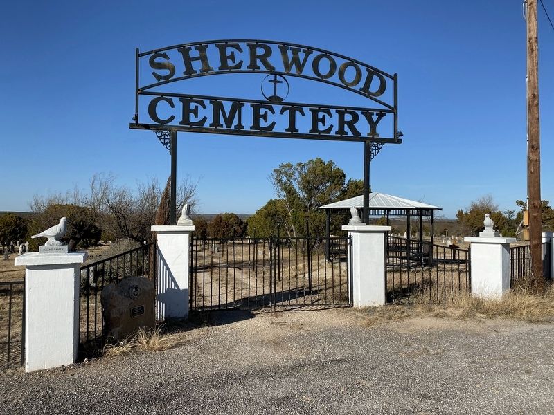 Sherwood Cemetery Marker image. Click for full size.