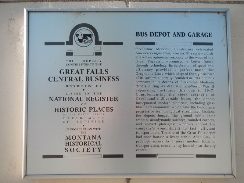 Bus Depot and Garage Marker image. Click for full size.