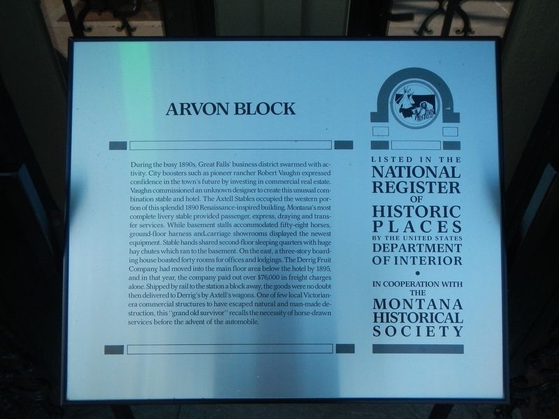 Arvon Block Marker image. Click for full size.