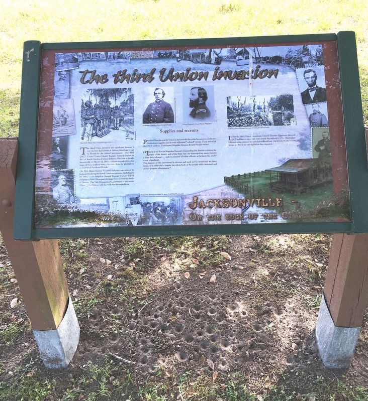 The Third Union Invasion Marker image. Click for full size.