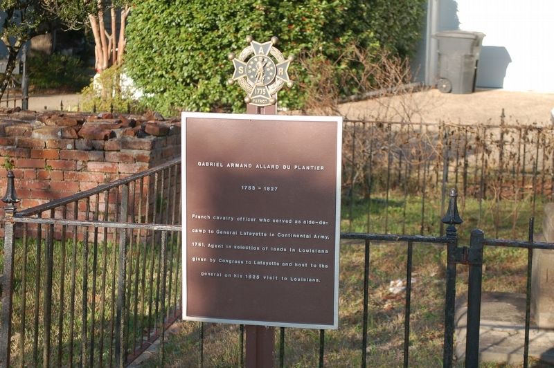 Gabriel Armand Allard Du Plantier Marker image. Click for full size.