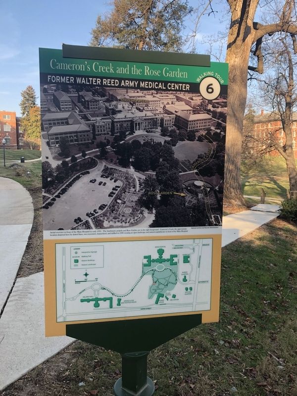 Cameron's Creek and the Rose Garden Marker image. Click for full size.