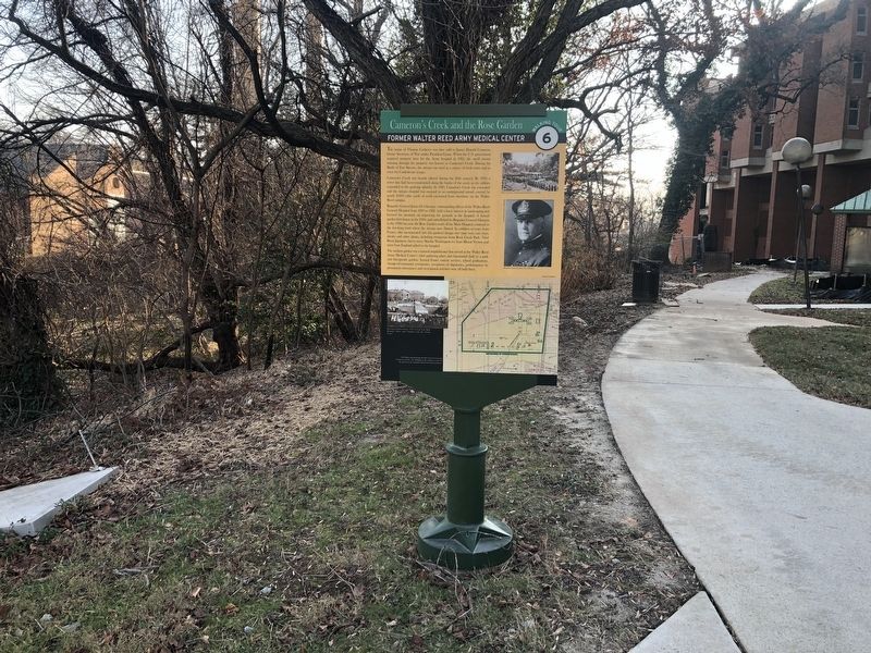 Cameron's Creek and the Rose Garden Marker image. Click for full size.