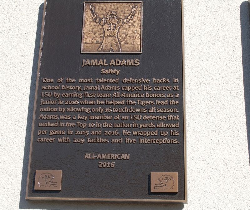 Jamal Adams Marker. Click for full size. Jamal Adams Marker image. Click for full size.