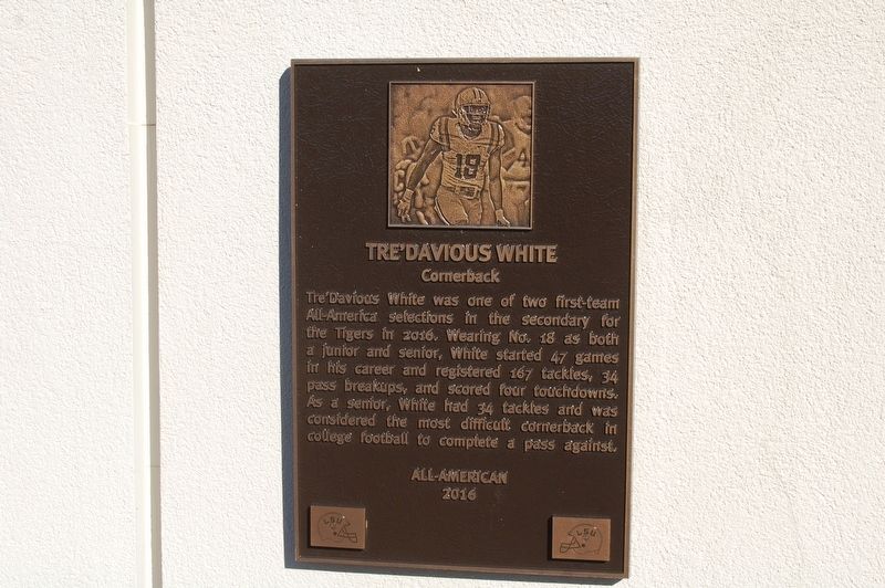Tre'Davious White Marker. Click for full size. Tre'Davious White Marker image. Click for full size.