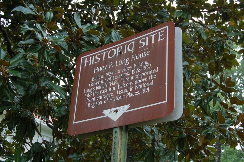 Huey P. Long House Marker image. Click for full size.