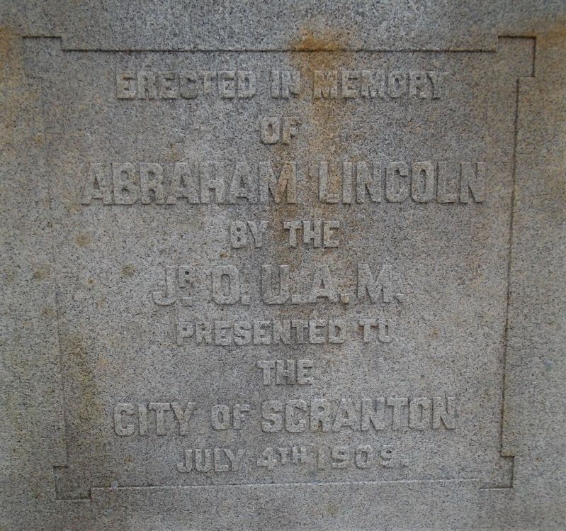 Abraham Lincoln Memorial Dedication image. Click for full size.