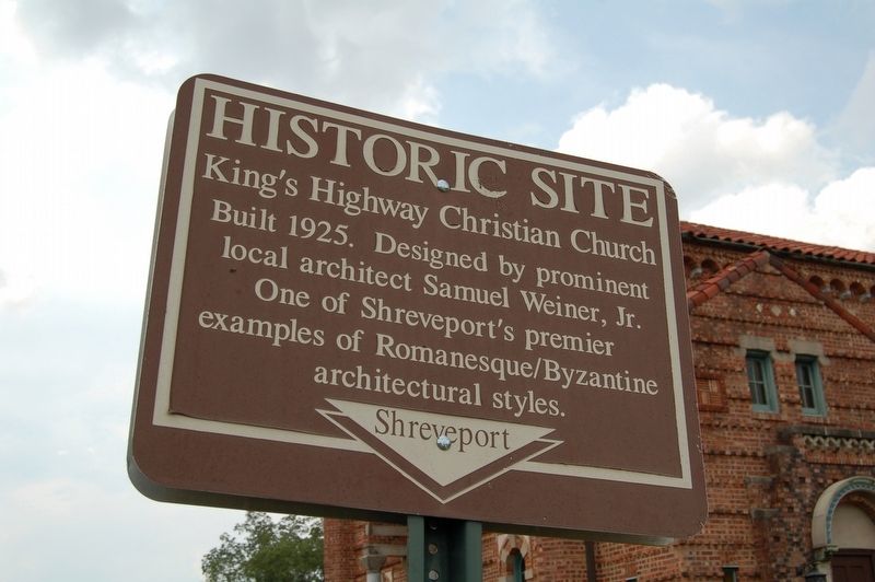 King's Highway Christian Church Marker image. Click for full size.