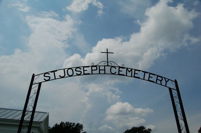 St. Joseph's Cemetery image. Click for full size.