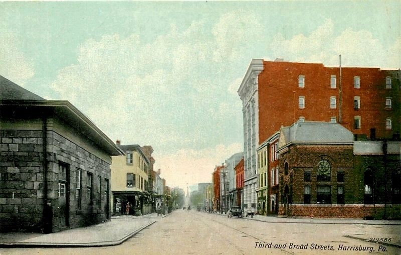 <i>Third and Broad Streets, Harrisburg, Pa.</i> image. Click for full size.