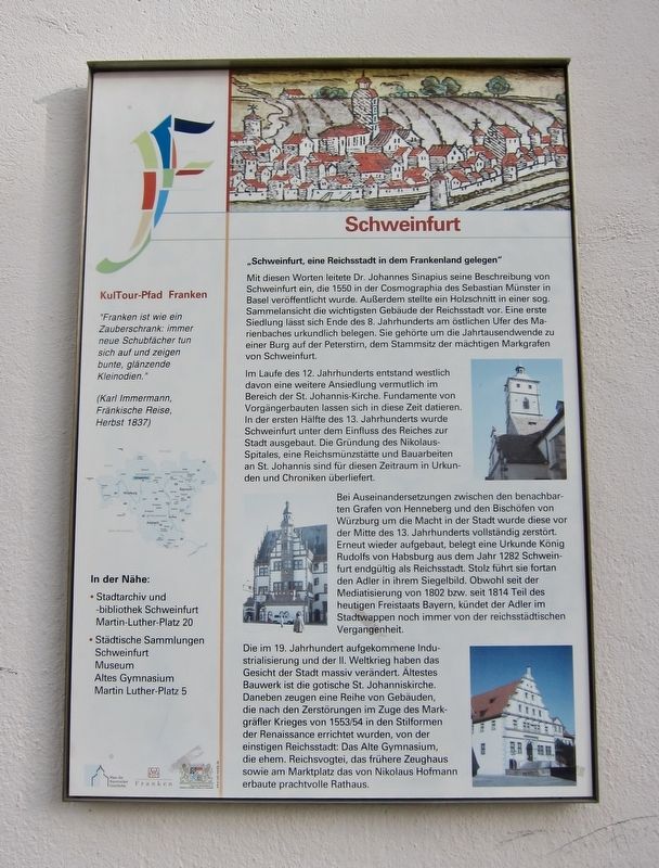 Schweinfurt Marker image. Click for full size.