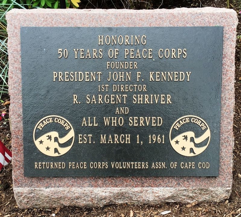 50 Years Of Peace Corps Marker image. Click for full size.