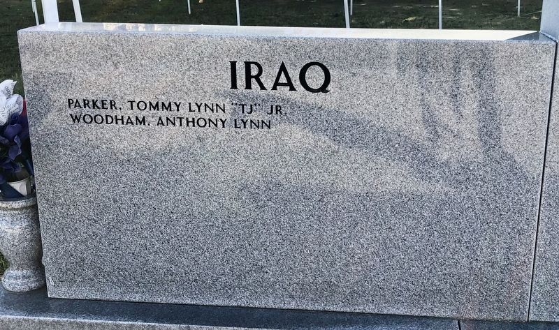 Cleburne County War Memorial -Iraq image. Click for full size.
