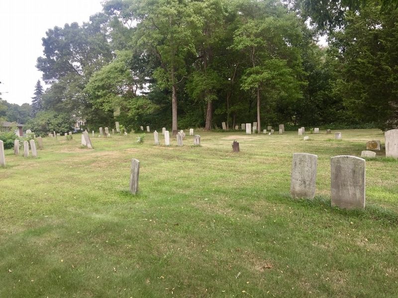 Graveyard behind the Commack Methodist Church image. Click for full size.